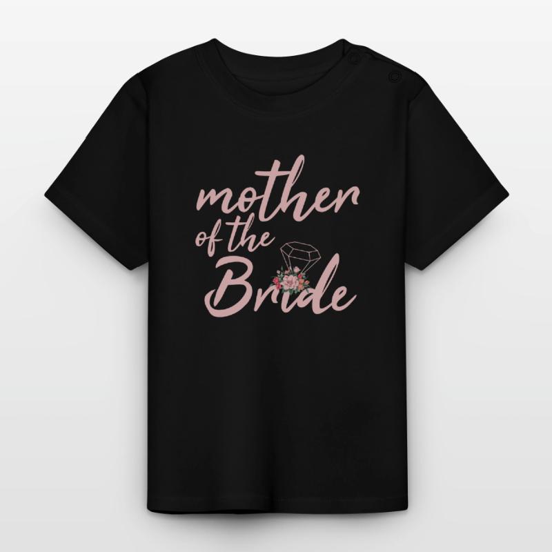 Mutter der Braut Muttertag Baby Bio-T-Shirt mit Rundhals