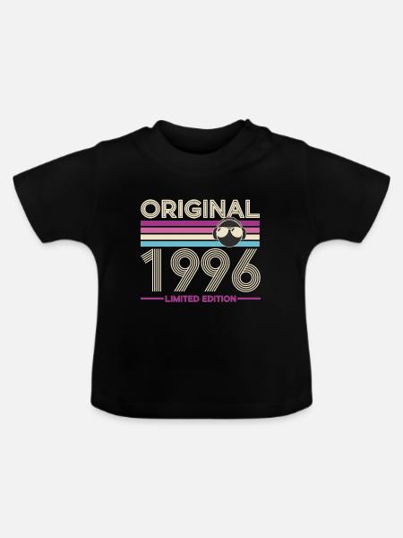 Originale limitierte Edition von 1996 - Baby Bio-T-Shirt mit Rundhals - Schwarz