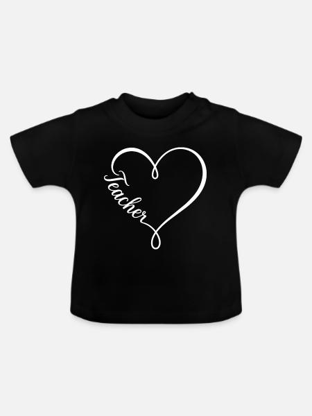 Professor – Professor - Baby Bio-T-Shirt mit Rundhals - Schwarz