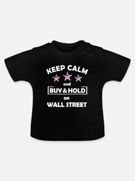 Der Wall Street Investor - Baby Bio-T-Shirt mit Rundhals - Schwarz