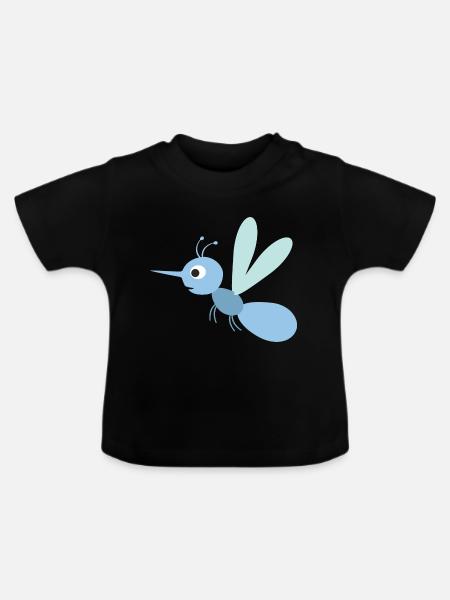 Mosquito - Baby Bio-T-Shirt mit Rundhals - Schwarz