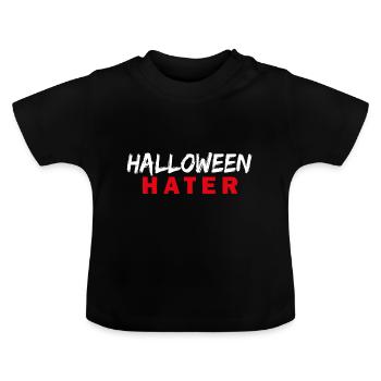 HALLOWEEN Hater - T-shirt bio col rond Bébé - noir - Devant