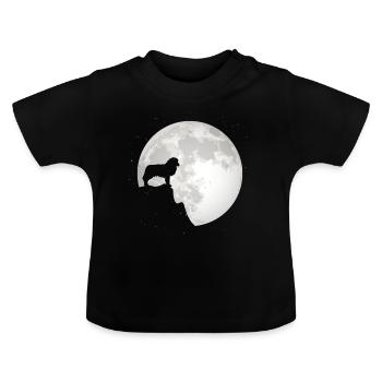 Australian Shepherd - T-shirt bio col rond Bébé - noir - Devant
