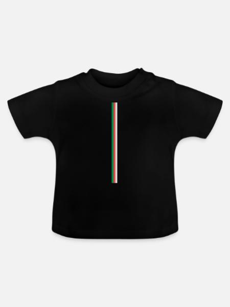 Algerien - Baby Bio-T-Shirt mit Rundhals - Schwarz