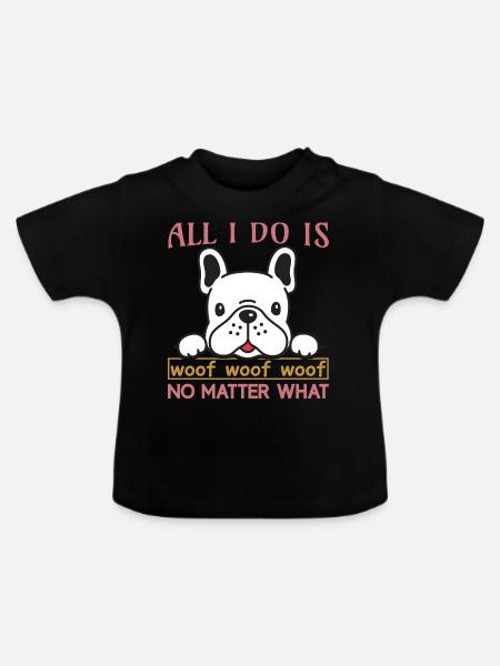 Alles was ich kann... - Baby Bio-T-Shirt mit Rundhals - Schwarz