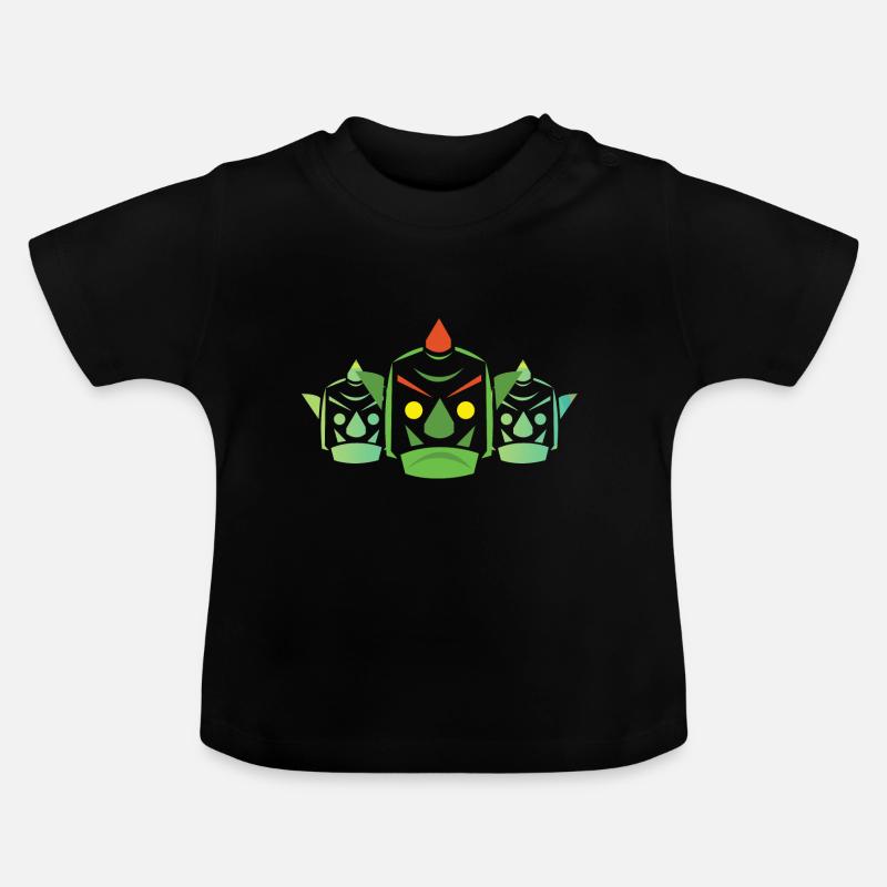 orcs - T-shirt bio col rond Bébé - noir