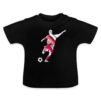 Nepal - Baby Bio-T-Shirt mit Rundhals - Schwarz - Vorne