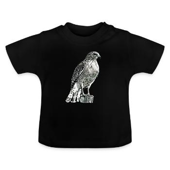 Falke - Baby Bio-T-Shirt mit Rundhals - Schwarz - Vorne