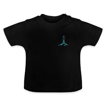 Phare - T-shirt bio col rond Bébé - noir - Devant