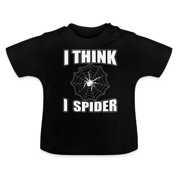 Lustiger Denglisch Spruch Denglisch Sprüche - Baby Bio-T-Shirt mit Rundhals - Schwarz - Vorne