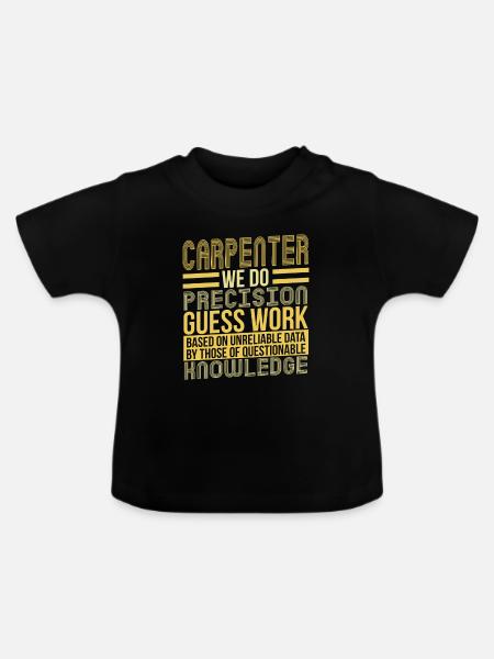 Carpenter - Baby Bio-T-Shirt mit Rundhals - Schwarz