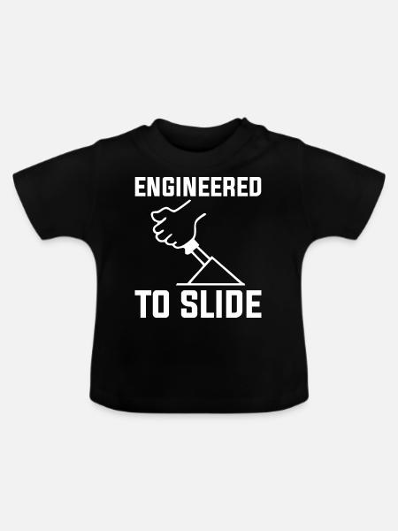 DRIFTING ENGINEERED TO SLIDE - Baby Bio-T-Shirt mit Rundhals - Schwarz