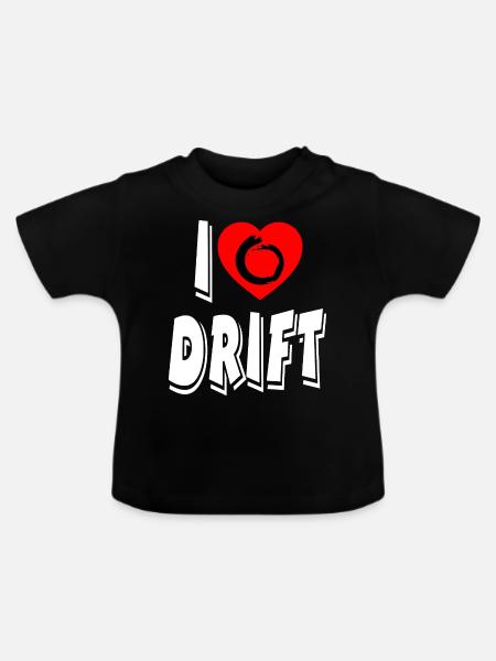 Auto - Baby Bio-T-Shirt mit Rundhals - Schwarz