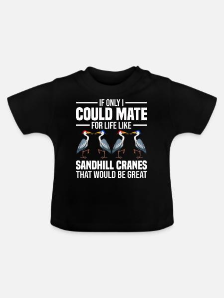 Vogelbeobachter - Baby Bio-T-Shirt mit Rundhals - Schwarz