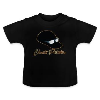 Climate Protection - Baby Organic T-Shirt with Round Neck - black - Front