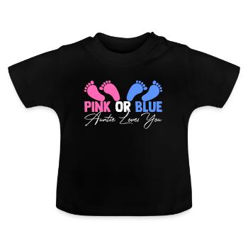 Tante - T-shirt bio col rond Bébé - noir - Devant