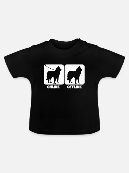 Berger Belge - T-shirt bio col rond Bébé - noir