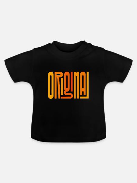 Original - Baby Bio-T-Shirt mit Rundhals - Schwarz