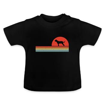Dogue de Bordeaux - T-shirt bio col rond Bébé - noir - Devant