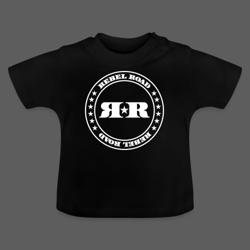 RR White Circle - Baby Organic T-Shirt with Round Neck