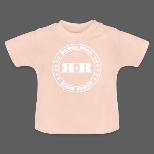 RR White Circle - Baby Organic T-Shirt with Round Neck