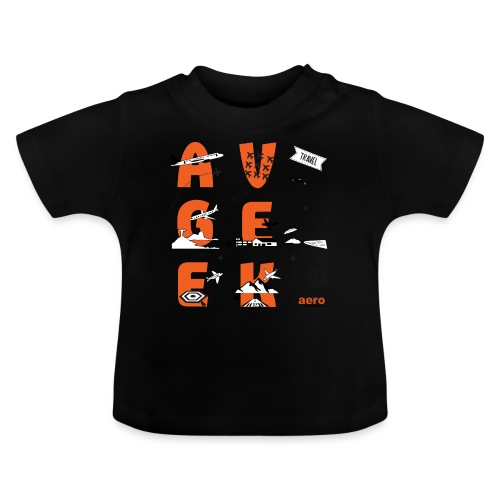 Avgeek - Baby Bio-T-Shirt mit Rundhals