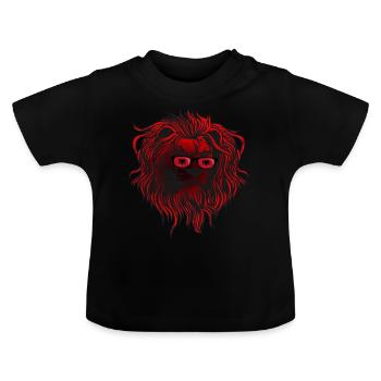 Albania - Baby Organic T-Shirt with Round Neck - black - Front