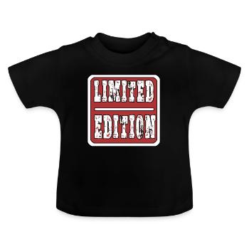 Edition limited édition - T-shirt bio col rond Bébé - noir - Devant