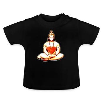 HANUMAN TOTAL - T-shirt bio col rond Bébé - noir - Devant