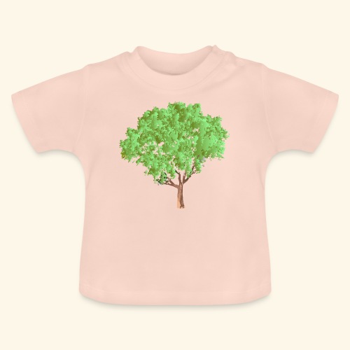 baum 3 - Baby Bio-T-Shirt mit Rundhals