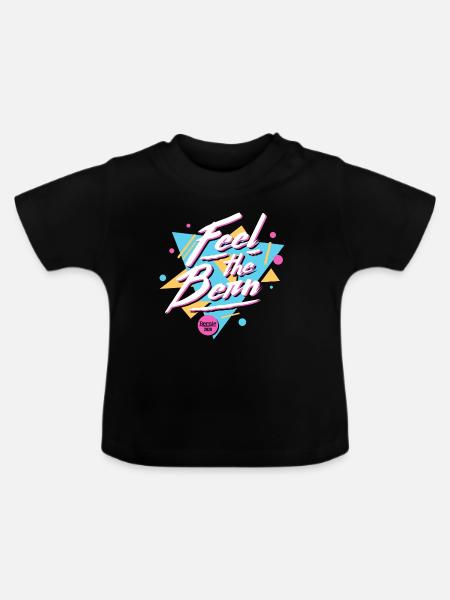 Fühle das Bern - Baby Bio-T-Shirt mit Rundhals - Schwarz