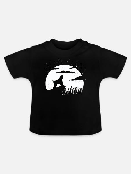 Black Russian Terrier - Baby Bio-T-Shirt mit Rundhals - Schwarz