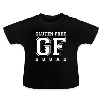 SQUAD SANS GLUTEN (w) - T-shirt bio col rond Bébé - noir - Devant