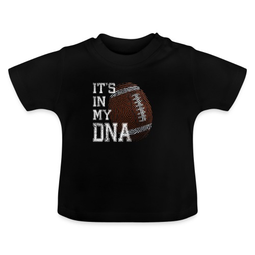 American Football It's in my DNA - Baby Bio-T-Shirt mit Rundhals