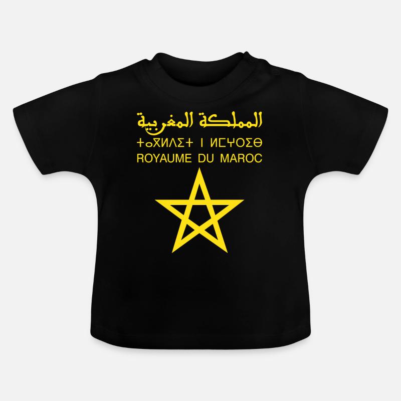 Maroc - T-shirt bio col rond Bébé - noir