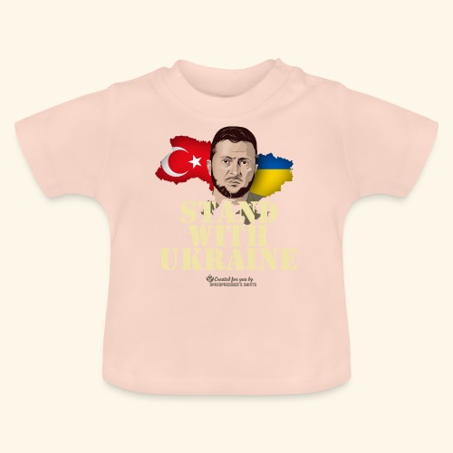 Ukraine Türkei Selenskyj - Baby Bio-T-Shirt mit Rundhals