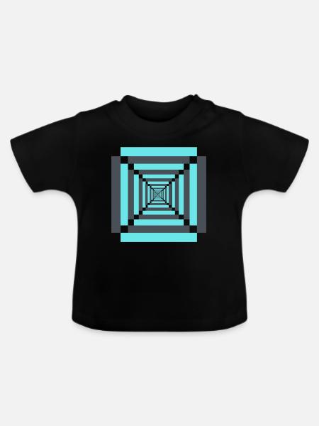 Unendlichkeit - Baby Bio-T-Shirt mit Rundhals - Schwarz
