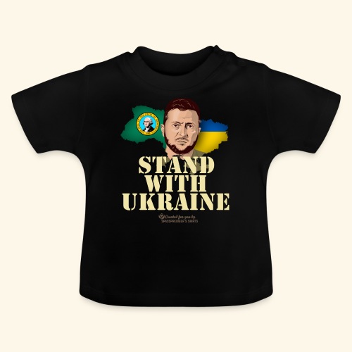 Ukraine Washington - Baby Bio-T-Shirt mit Rundhals