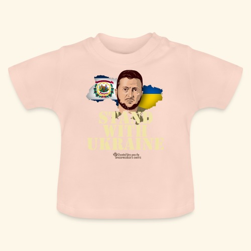 Ukraine West Virginia - Baby Bio-T-Shirt mit Rundhals