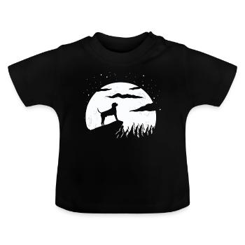 Treeing Walker Coonhound - T-shirt bio col rond Bébé - noir - Devant