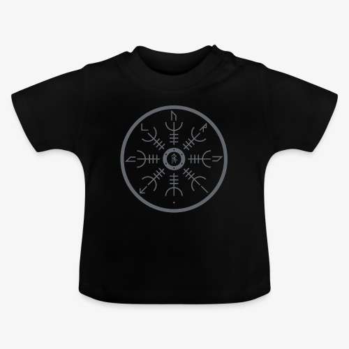 Schild Tucurui (Grau 1) - Baby Bio-T-Shirt mit Rundhals