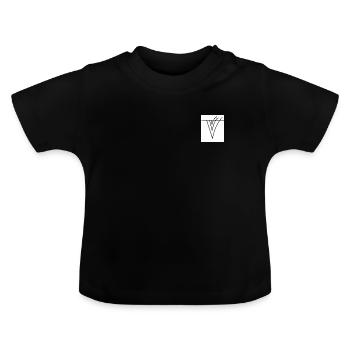 Design de la marque Federicus - T-shirt bio col rond Bébé - noir - Devant