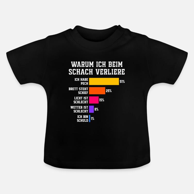 Why I lose at squash Squash - Baby Organic T-Shirt with Round Neck - black