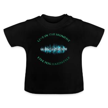 STYLE DUR - T-shirt bio col rond Bébé - noir - Devant