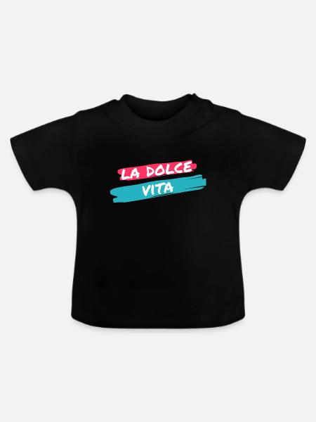 DAS GUTE LEBEN - Baby Bio-T-Shirt mit Rundhals - Schwarz