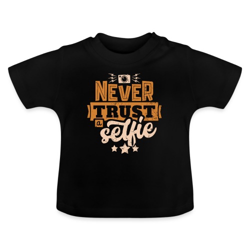 Never trust - Ekologisk T-shirt med rund hals baby