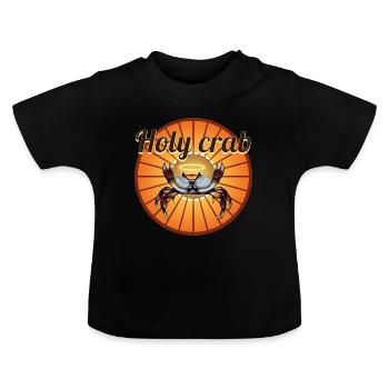 Crabe sacré - Le Crabe sacré - Illustration - T-shirt bio col rond Bébé - noir - Devant