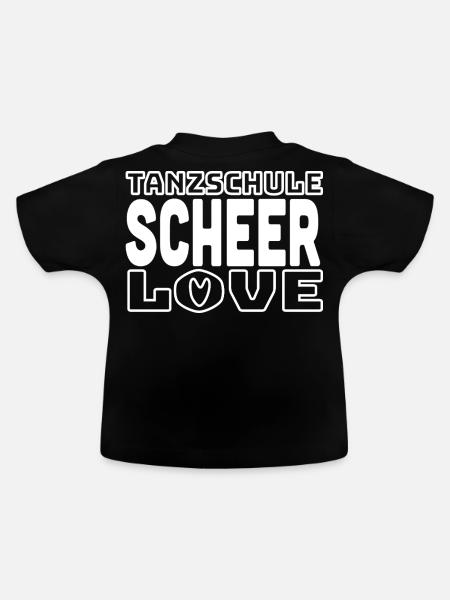 SCHEER Love 2026 - white - Baby Bio-T-Shirt mit Rundhals - Schwarz