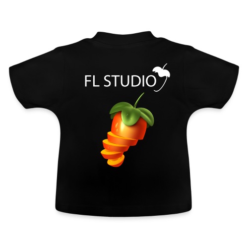 Sliced Sweaty Fruit - Baby Organic T-Shirt with Round Neck