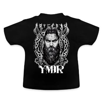 Ymir Viking Frost Giant Norse Mythology Viking - Baby Bio-T-Shirt mit Rundhals - Schwarz - Hinten